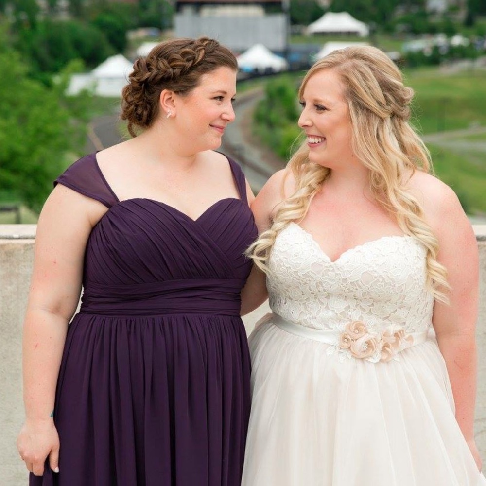 Bill Levkoff Purple Prom / Bridesmaid Dress